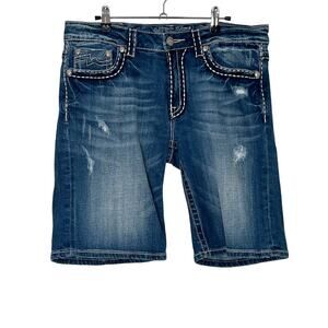 Miss Me Boyfriend Bermuda Jean JPB1026BM-3